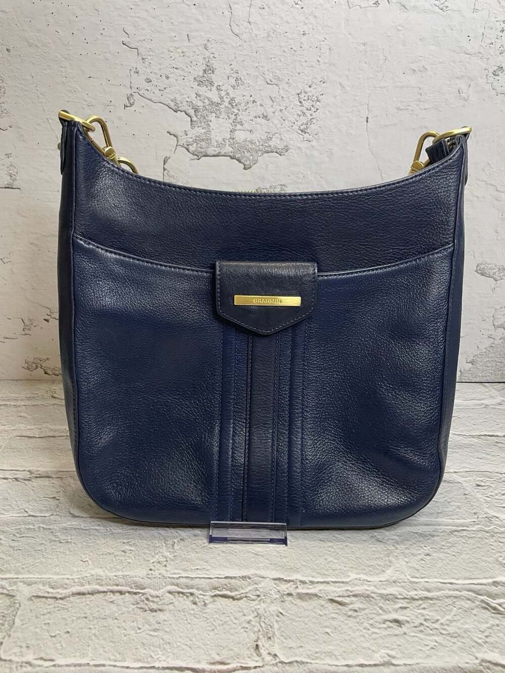 Brahmin Leia Crossbody Bag in Anchor Mystic Leather